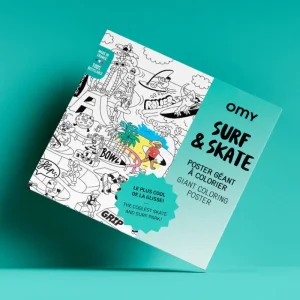 LET83700 crazy farm poster géant -Omy