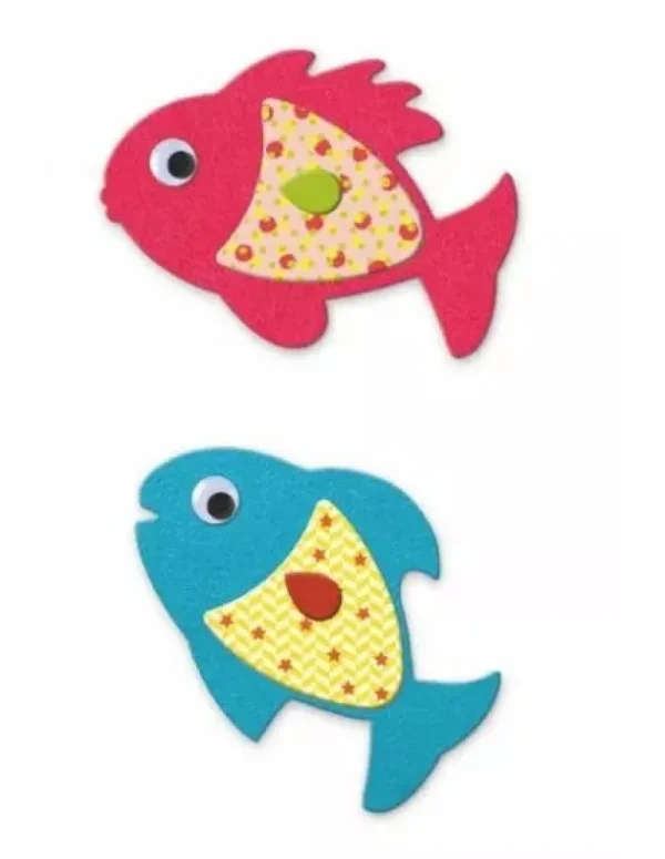 LeT Les enfants Terribles Créer avec des gommettes - j'aime les poissons