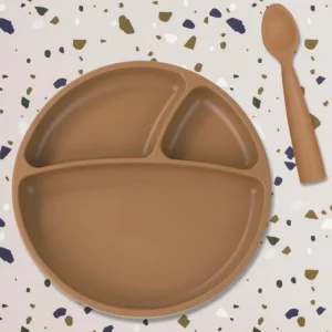 LET83700 Cuillère 100% silicone Minikoioi - Caramel