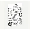 LET83700 Decalcos Letters