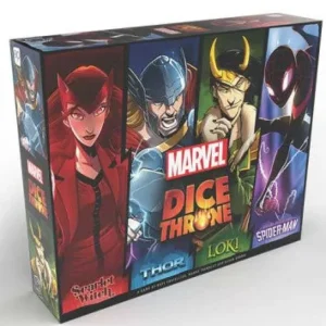LET83700 DICE THRONE Marvel - Scarlet Witch, Thor, Loki,Spider-man