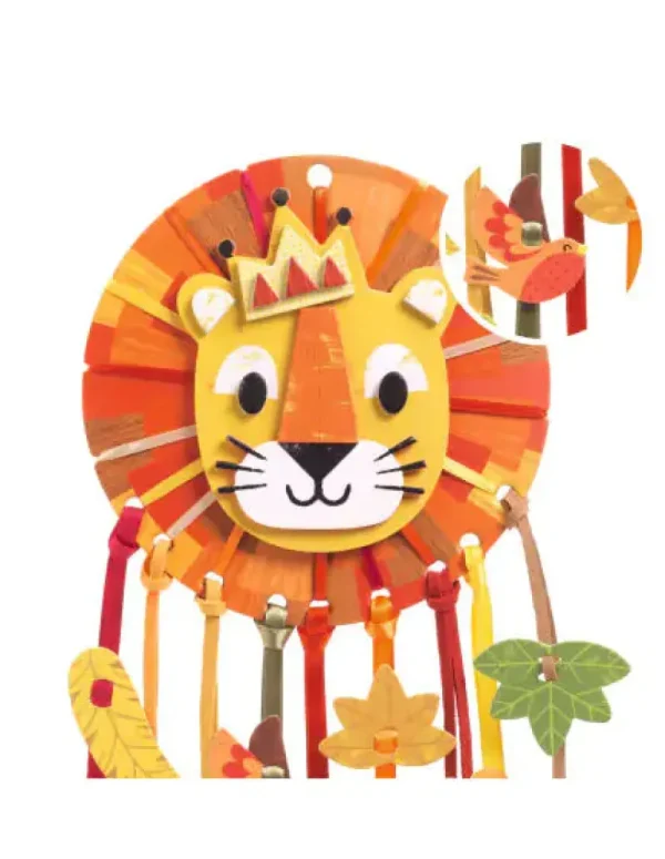 LeT Les enfants Terribles DIY - Mon premier attrape-rêve à créer Lion - Djeco