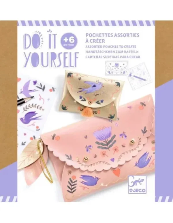 LeT Les enfants Terribles DIY - Pochettes assorties à créer - Djeco