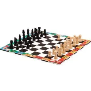 LeT Les enfants Terribles Djeco - jeu classiqur Echecs et dames