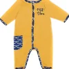 LET83700 Dors-bien velours "Petit Chou" Origamignon ocre/indigo