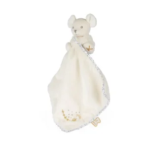 LeT Les enfants Terribles Doudou câlin souris crème
