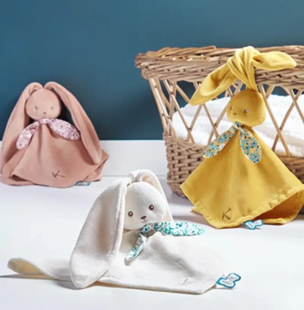 LeT Les enfants Terribles Doudou lapin crème - lapinoo 30 cm - Kaloo