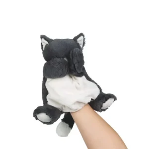 LeT Les enfants Terribles Doudou marionnette chat chamallow - Kaloo