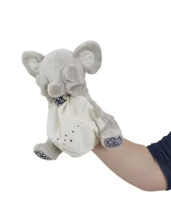 LeT Les enfants Terribles Doudou Marionnette Eléphant