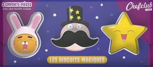 LET83700 Emporte pièces les biscuits magiques