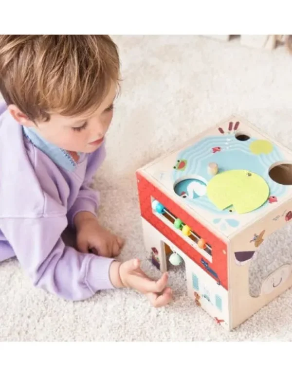 LET83700 Ferme cube d'activités en bois