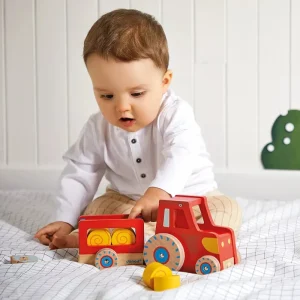LeT Les enfants Terribles Ferme tracteur a tirer - Janod