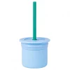 LeT Les enfants Terribles Gobelet 3 en 1 Sip+Snack - Bleu/Vert