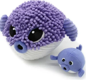 LET83700 Gobetou le poisson globe violet / Les Ptipotos