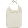 LET83700 Grand bavoir bambou et gaze de coton lait