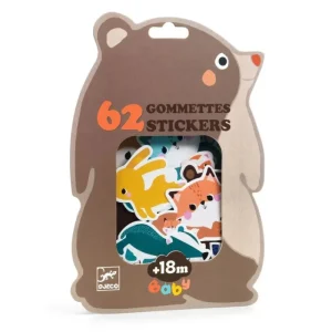 LeT Les enfants Terribles Grosse gommettes - animaux de la forêt