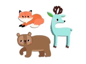 LeT Les enfants Terribles Grosse gommettes - animaux de la forêt