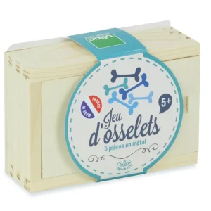 LET83700 Jeu d'osselets en coffret bois