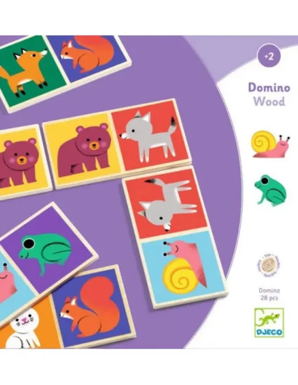 LeT Les enfants Terribles jeu éducatif bois Domino Wood