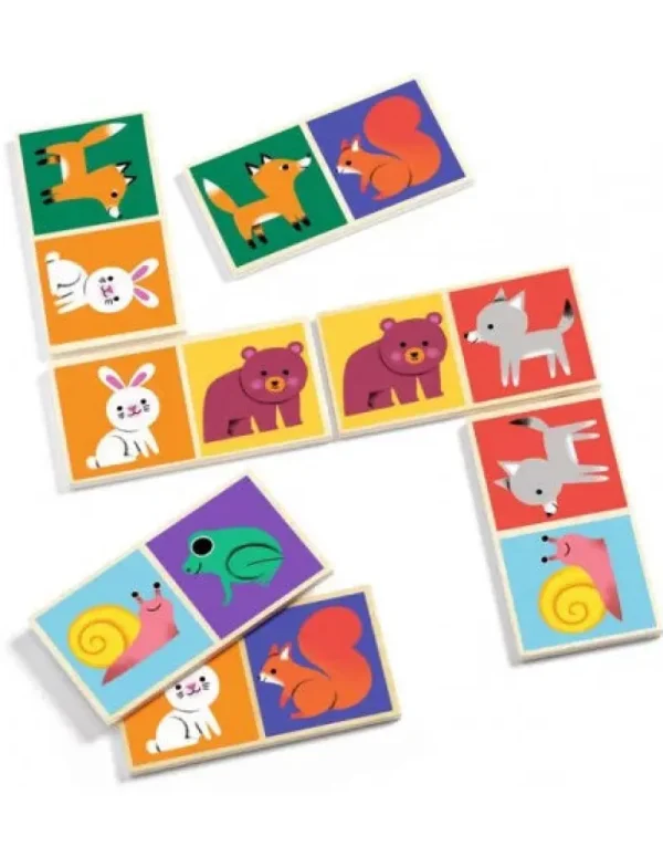 LeT Les enfants Terribles jeu éducatif bois Domino Wood