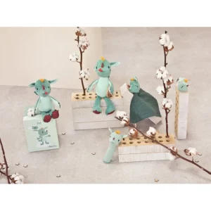 LET83700 Joe le dragon peluche caline eco-friendly - Lilliputiens