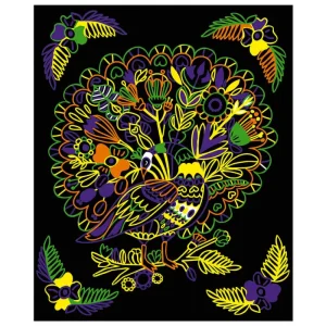 LeT Les enfants Terribles Kit créatif - Coloriages + feutres fluo animaux