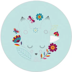 LeT Les enfants Terribles Kit créatif - Tambour en feutrine et broderie