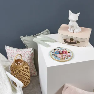 LeT Les enfants Terribles Kit créatif - Tambour en feutrine et broderie