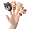 LET83700 Le loup et les 3 petits cochons marionnettes