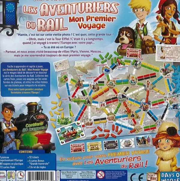 LET83700 Les Aventuriers du Rail Europe : Premier Voyage
