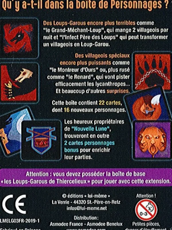 LET83700 Les loups-garous - Personnages