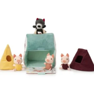 LET83700 Les maisons du Loup et des 3 petits cochons