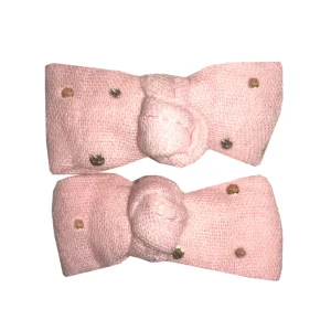 LET83700 Lot 2 barrettes clic clac vert paon