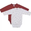 LeT Les enfants Terribles Lot de 2 bodys rouille/ arc-en-ciel