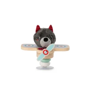 LET83700 Louis en avion swing