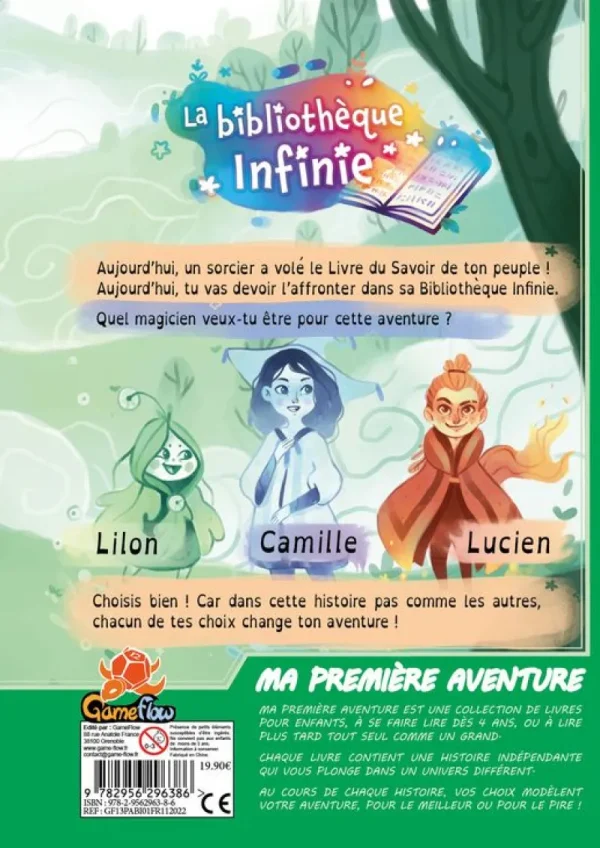 LeT Les enfants Terribles Ma 1ère Aventure : La Bibliothèque infinie - Blackrock