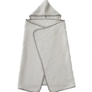 LET83700 Maxi cape de bain Coton Gaufré BB&CO Nuage - BB&Co