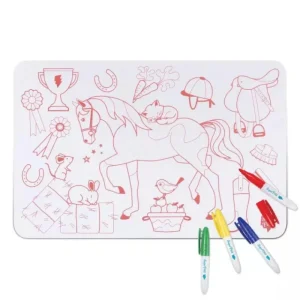 LET83700 Mini Playmat - Poney Club - SuperPetit