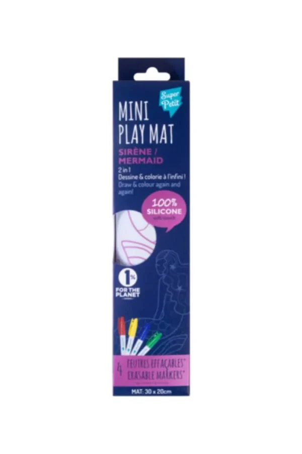 LET83700 Mini Playmat sirène réversible - SuperPetit