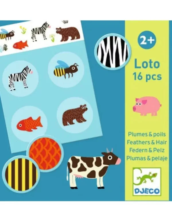 LeT Les enfants Terribles Mémo Loto Domino - loto Plumes et poils
