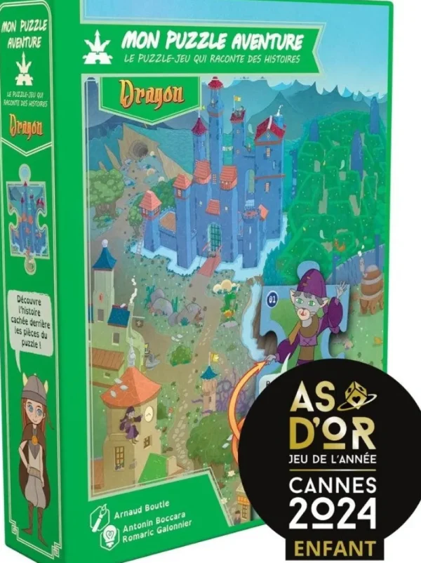 Enfant LeT Les enfants Terribles Mon puzzle aventure : dragon