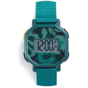 LeT Les enfants Terribles Montre digitale - Green snakes - Djeco
