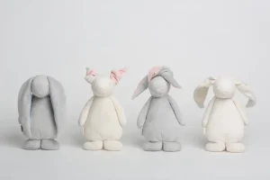 LET83700 Moonie le lapin magique sons & lumières (crème/rose)