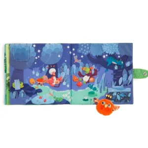LET83700 Moulin Roty - Livre tissu d'activité - Dans la jungle