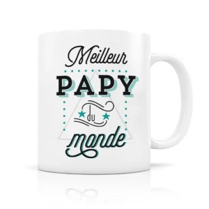 LET83700 Mug : Meilleur papy du monde