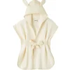 LET83700 Peignoir bébé bambou et gaze de coton lait 2/4 ans