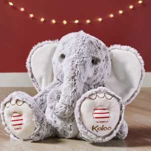 LeT Les enfants Terribles PELUCHE ÉLÉPHANT GRIS PRESTIGE NOA - 38 CM - Kaloo
