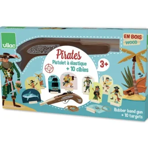 LET83700 Pistolet à élastiques pirates