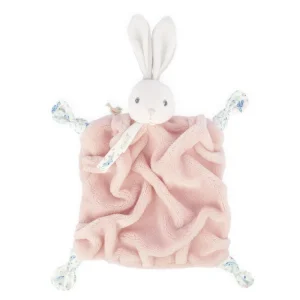 LeT Les enfants Terribles Plume - Doudou Lapinou rose poudre