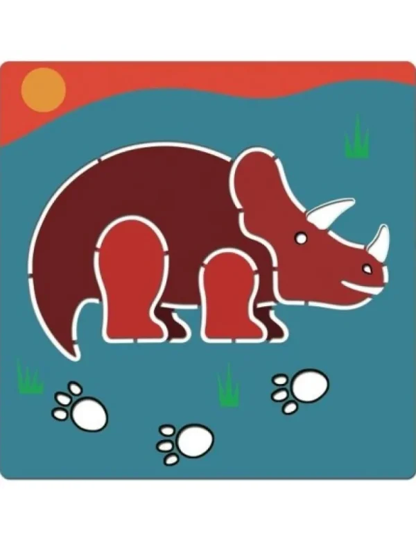 LeT Les enfants Terribles Pochoirs - Dinosaures
